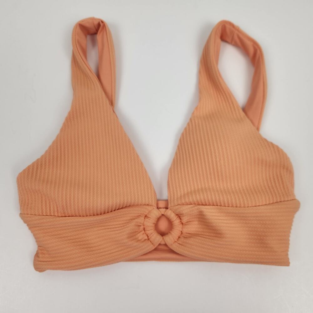 L*Space Fisher Bikini Top in Tangy Orange Size XS NWT